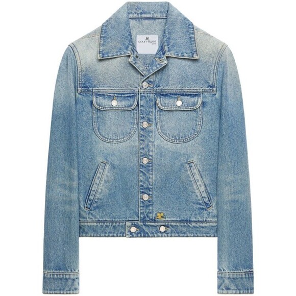 Courrèges Classic Blue Denim Jacket - NWT